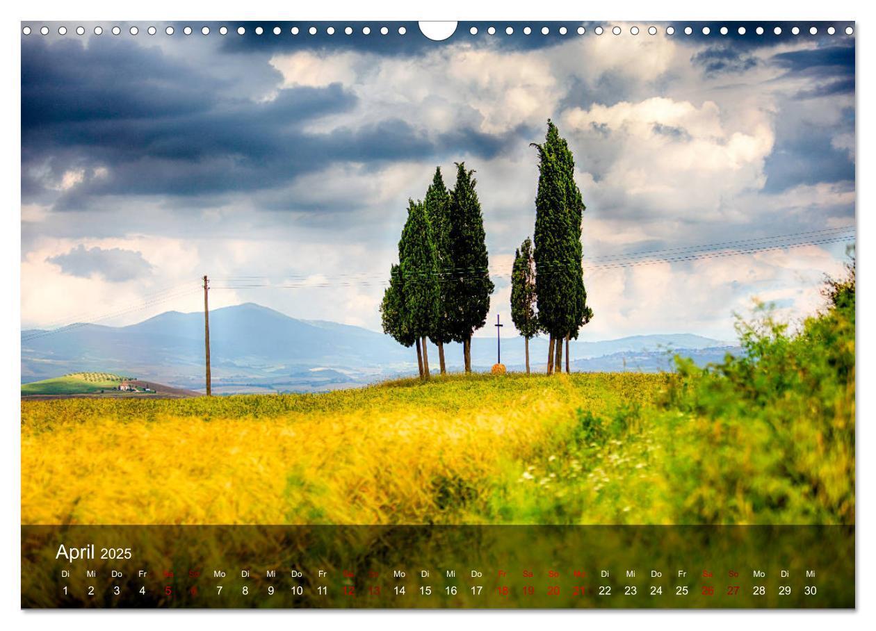 Bild: 9783435371198 | Toskana - spür den Sommer (Wandkalender 2025 DIN A3 quer), CALVENDO...