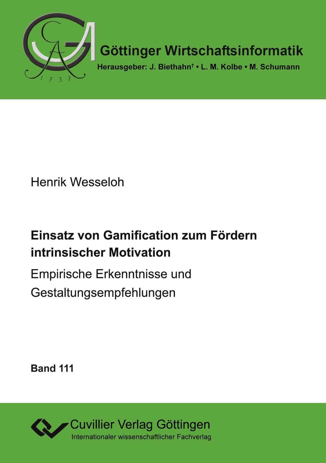Cover: 9783736974876 | Einsatz von Gamification zum Fördern intrinsischer Motivation ¿...