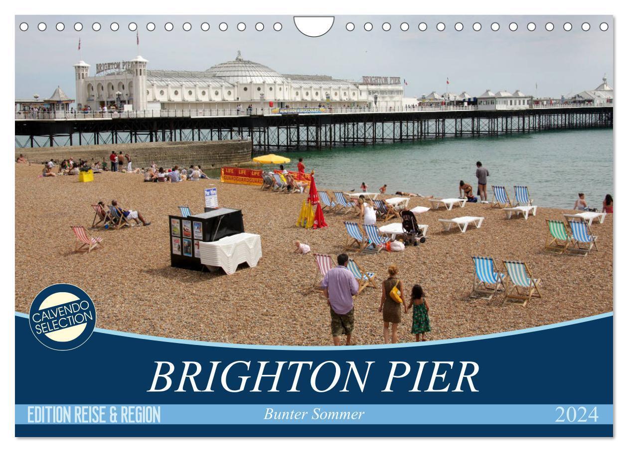 Cover: 9783383190780 | Brighton Pier Bunter Sommer (Wandkalender 2024 DIN A4 quer),...