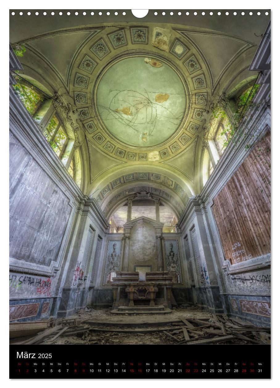 Bild: 9783435987184 | Lost Places - Verlassene Kirchen (Wandkalender 2025 DIN A3 hoch),...