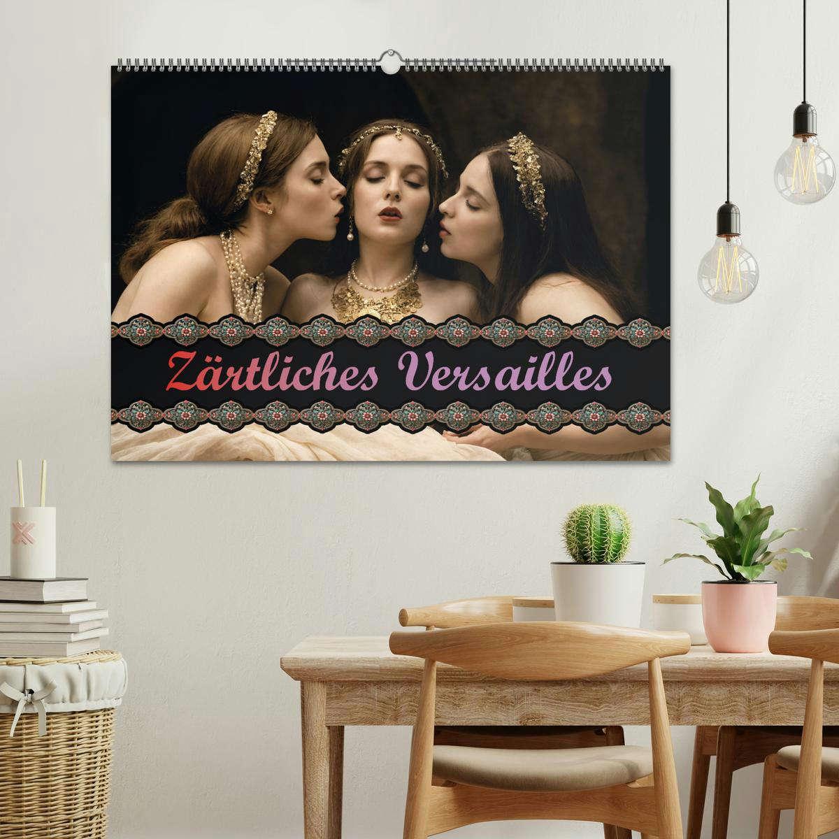 Bild: 9783457140710 | Zärtliches Versailles (Wandkalender 2025 DIN A2 quer), CALVENDO...