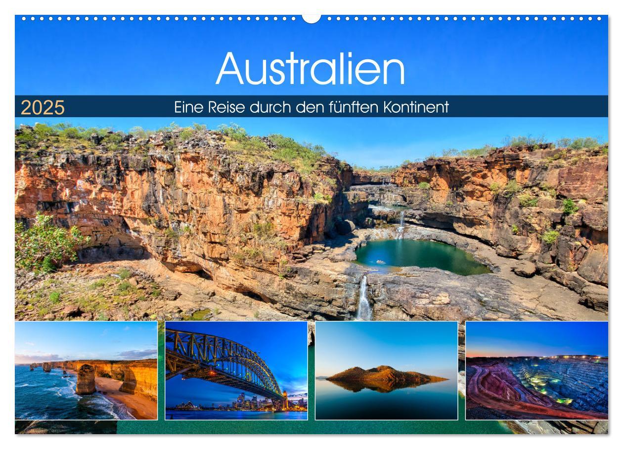 Cover: 9783435436651 | Australien - Travel The Gravel (Wandkalender 2025 DIN A2 quer),...