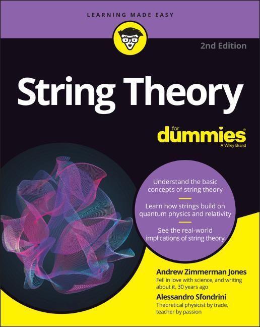 Cover: 9781119888970 | String Theory For Dummies | Andrew Zimmerman Jones (u. a.) | Buch