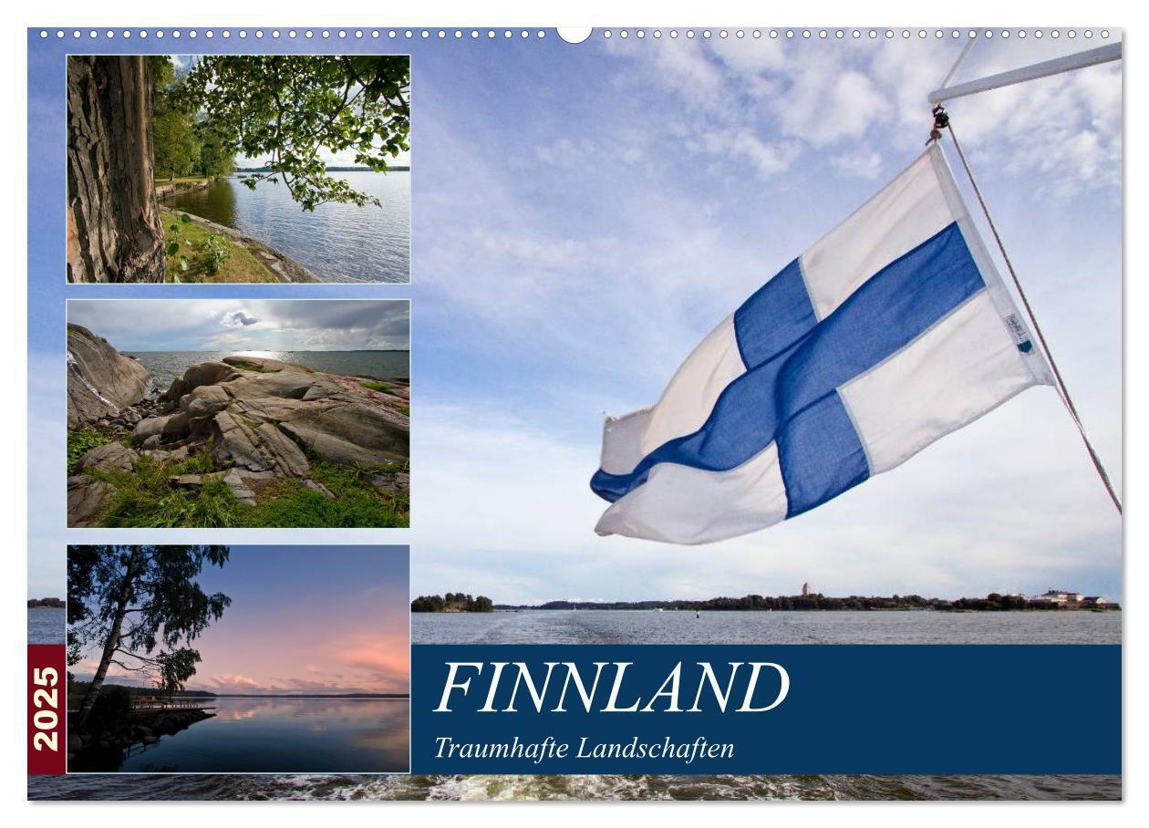 Cover: 9783435818358 | FINNLAND Traumhafte Landschaften (Wandkalender 2025 DIN A2 quer),...