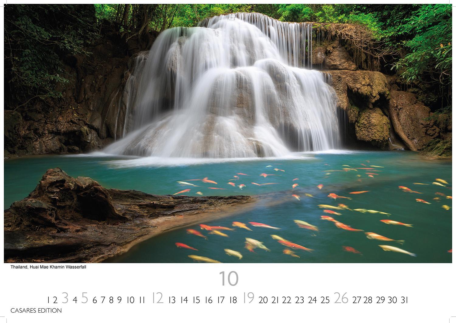 Bild: 9781835241097 | Wasserfälle 2025 S 24x35cm | Kalender | 14 S. | Deutsch | 2025