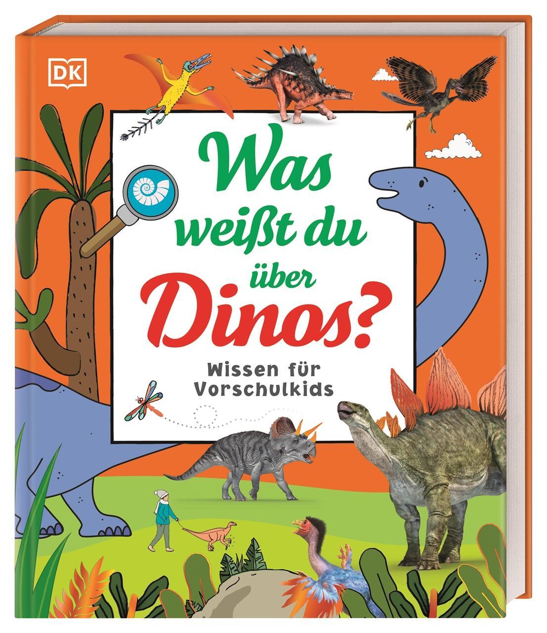 Cover: 9783831036950 | Was weißt du über Dinos? | Buch | Mit Lesebändchen und Kupferfolie