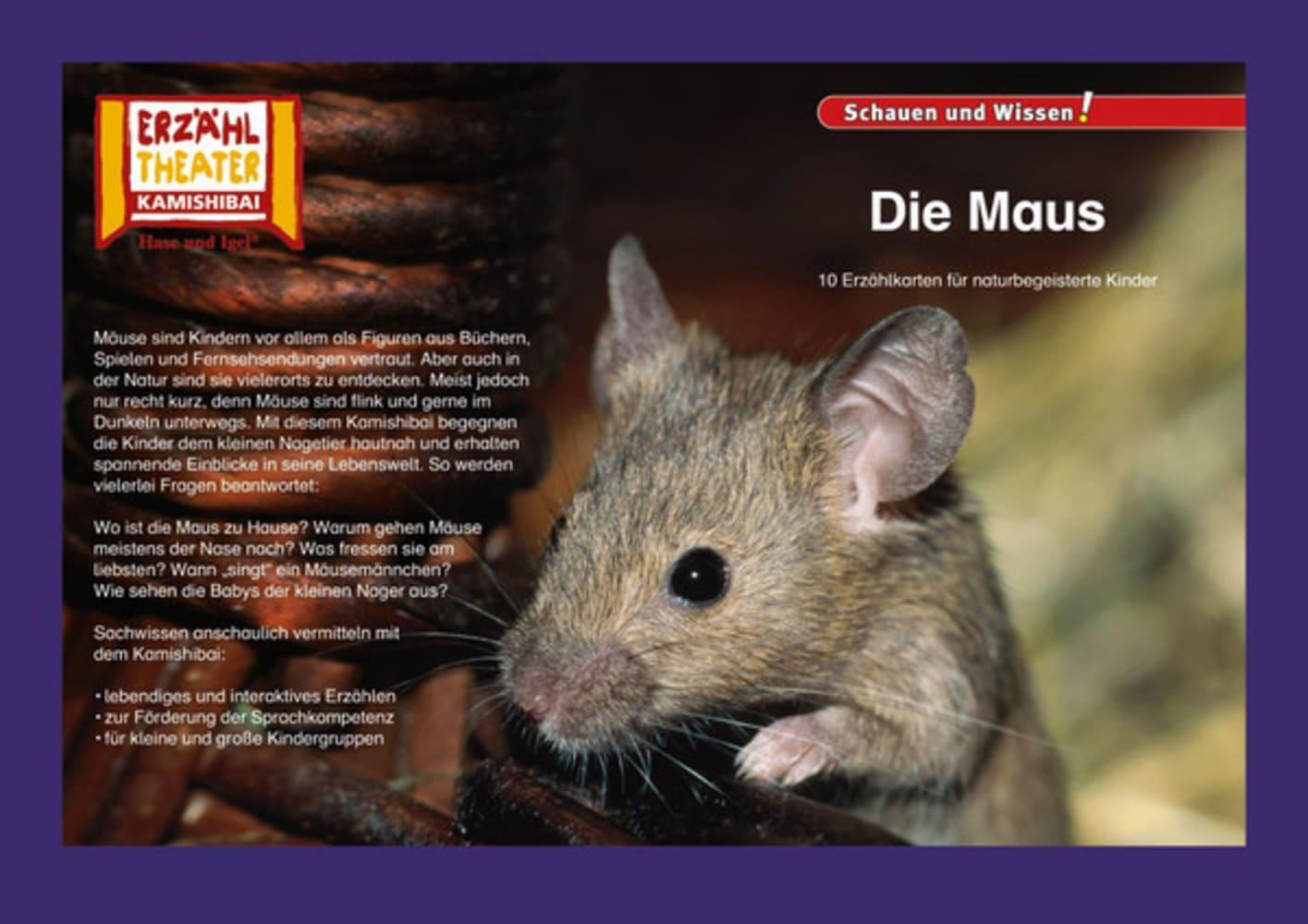 Cover: 4260505830779 | Kamishibai: Die Maus | 10 Fotobildkarten für das Erzähltheater | Box