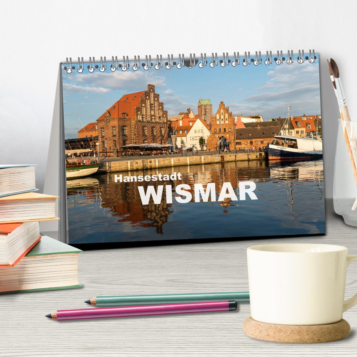 Bild: 9783435409846 | Hansestadt Wismar (Tischkalender 2025 DIN A5 quer), CALVENDO...