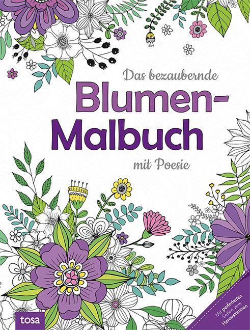 Cover: 9783863135713 | Das bezaubernde Blumen-Malbuch mit Poesie | Taschenbuch | Deutsch
