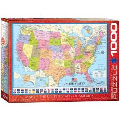 Cover: 628136607889 | Karte der Vereinigten Staaten von Amerika | Spiel | 6000-0788 | 2022