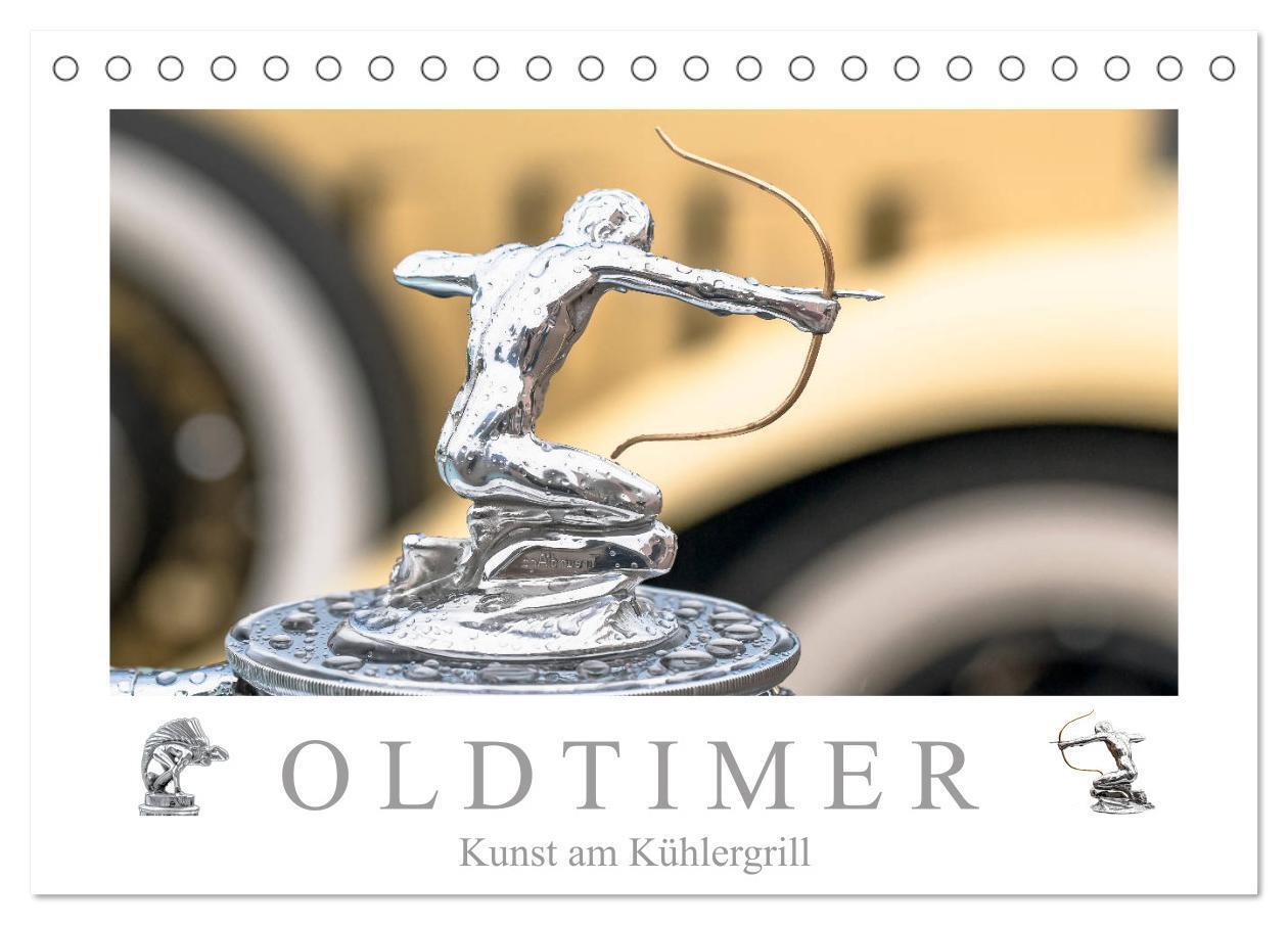 Cover: 9783383048852 | Oldtimer - Kunst am Kühlergrill (Tischkalender 2024 DIN A5 quer),...