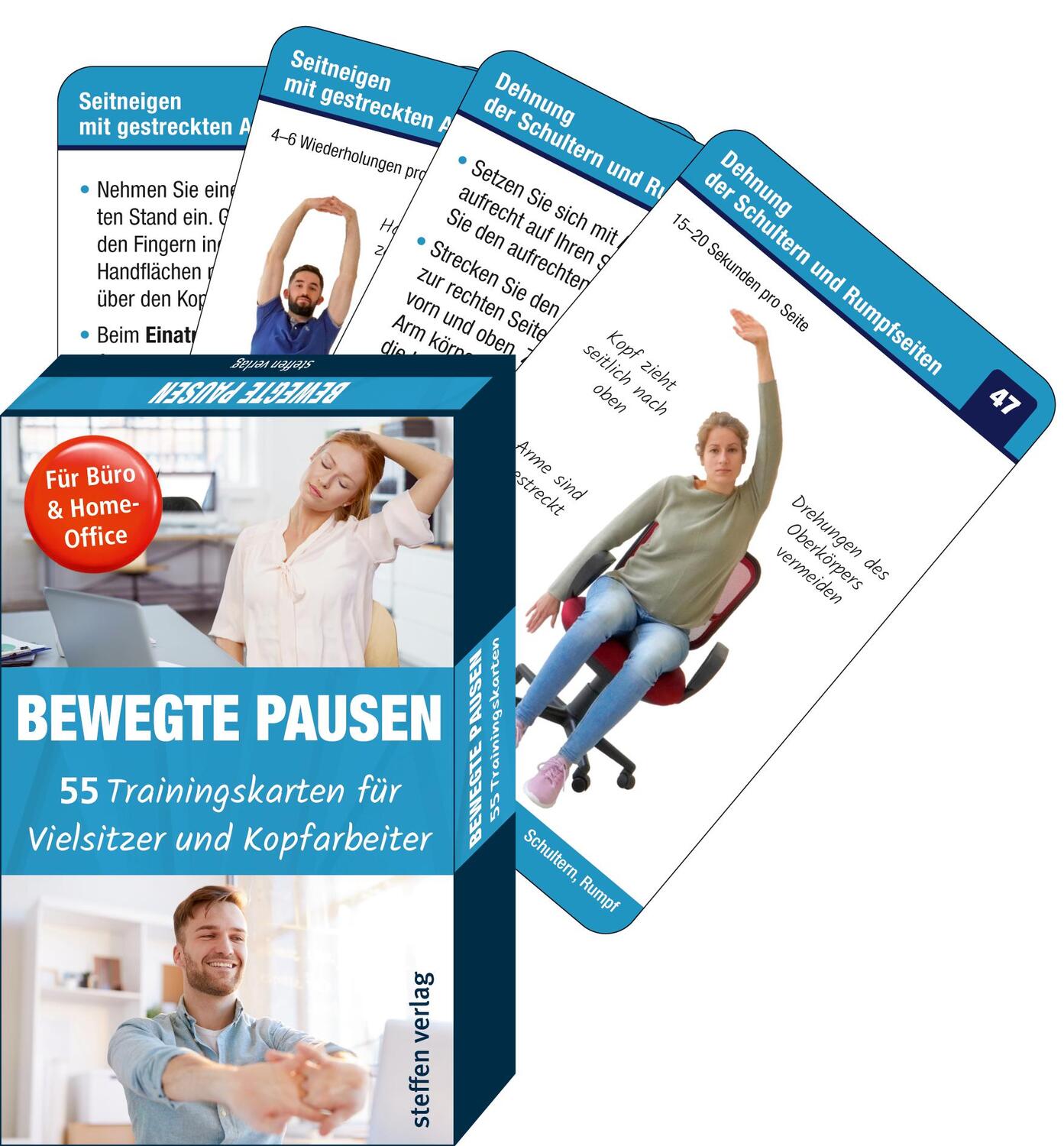 Cover: 9783957991157 | Trainingskarten: Bewegte Pausen für Büro &amp; Home-Office | Thomschke