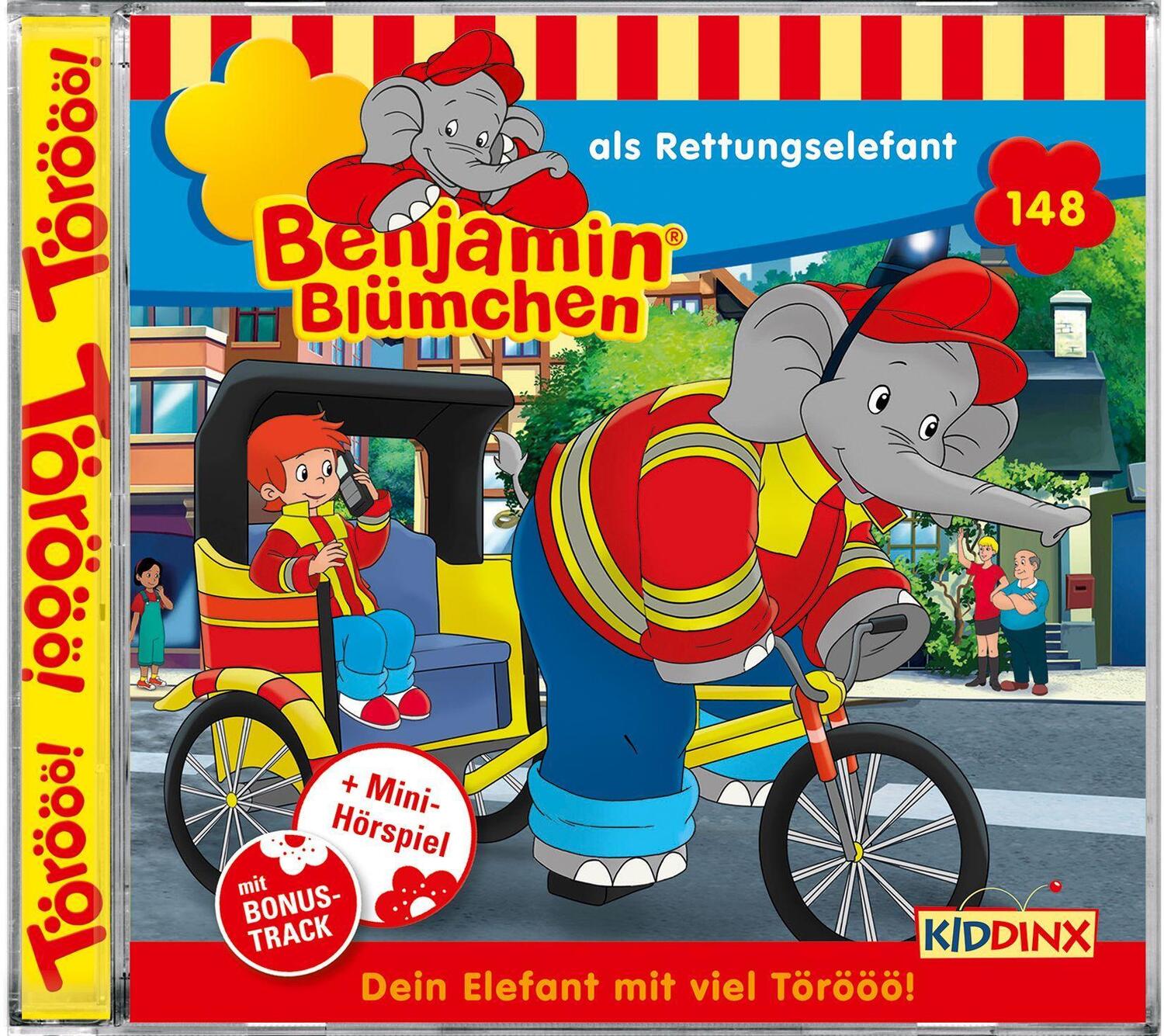 Cover: 4001504255480 | Folge 148:...als Rettungselefant | Benjamin Blümchen | Audio-CD | 2021