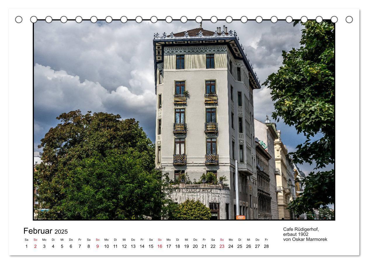 Bild: 9783435304011 | Jugendstil-Baukunst in Wien (Tischkalender 2025 DIN A5 quer),...