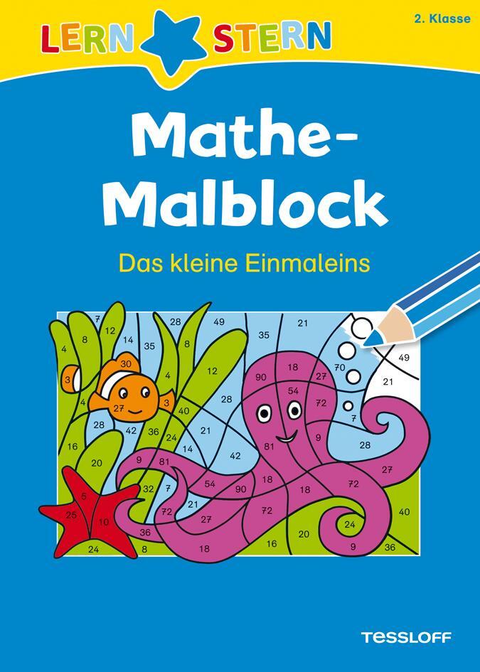 Cover: 9783788625214 | Lernstern: Mathe-Malblock 2. Klasse. Das kleine Einmaleins | Buch