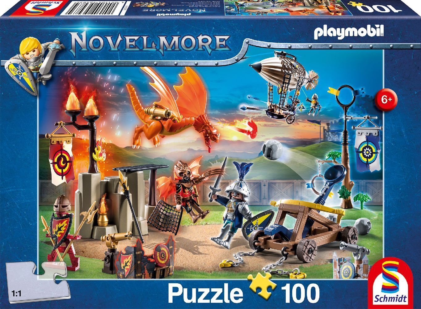Cover: 4001504564834 | Novelmore, Der Turnierplatz, 100 Teile | Kinderpuzzle Playmobil | 2023