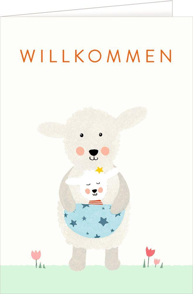 Bild: 4050003948850 | Grußkarten | Hallo Baby (4 Designs) | Anne Mußenbrock | 4 S. | Deutsch