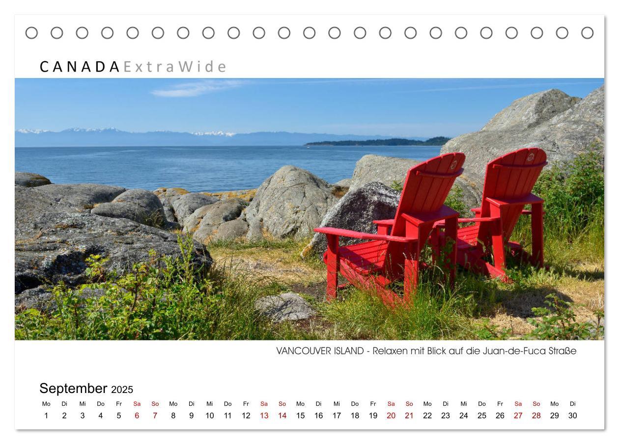 Bild: 9783383791369 | Vancouver Island Panoramabilder (Tischkalender 2025 DIN A5 quer),...