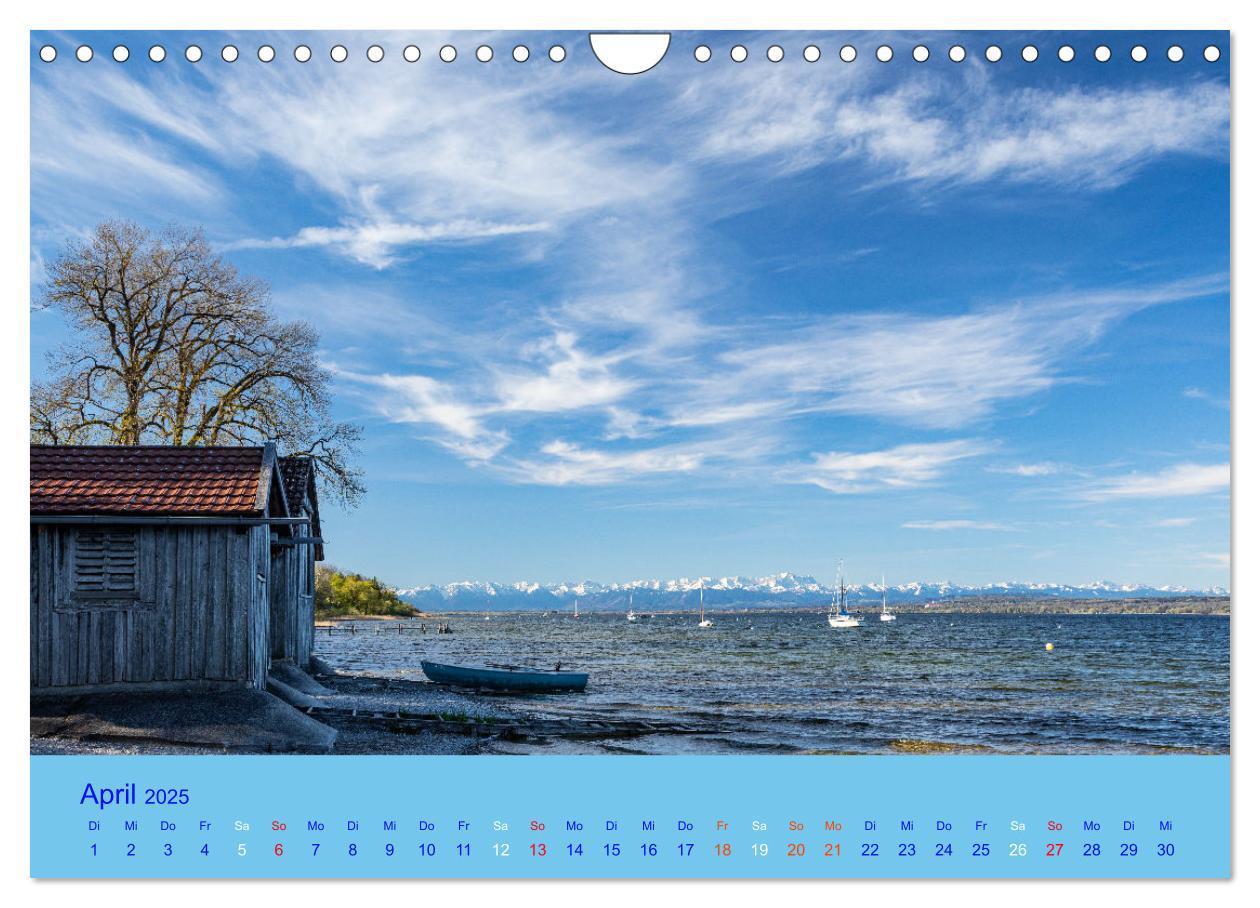 Bild: 9783435035106 | Ammersee-Ansichten (Wandkalender 2025 DIN A4 quer), CALVENDO...