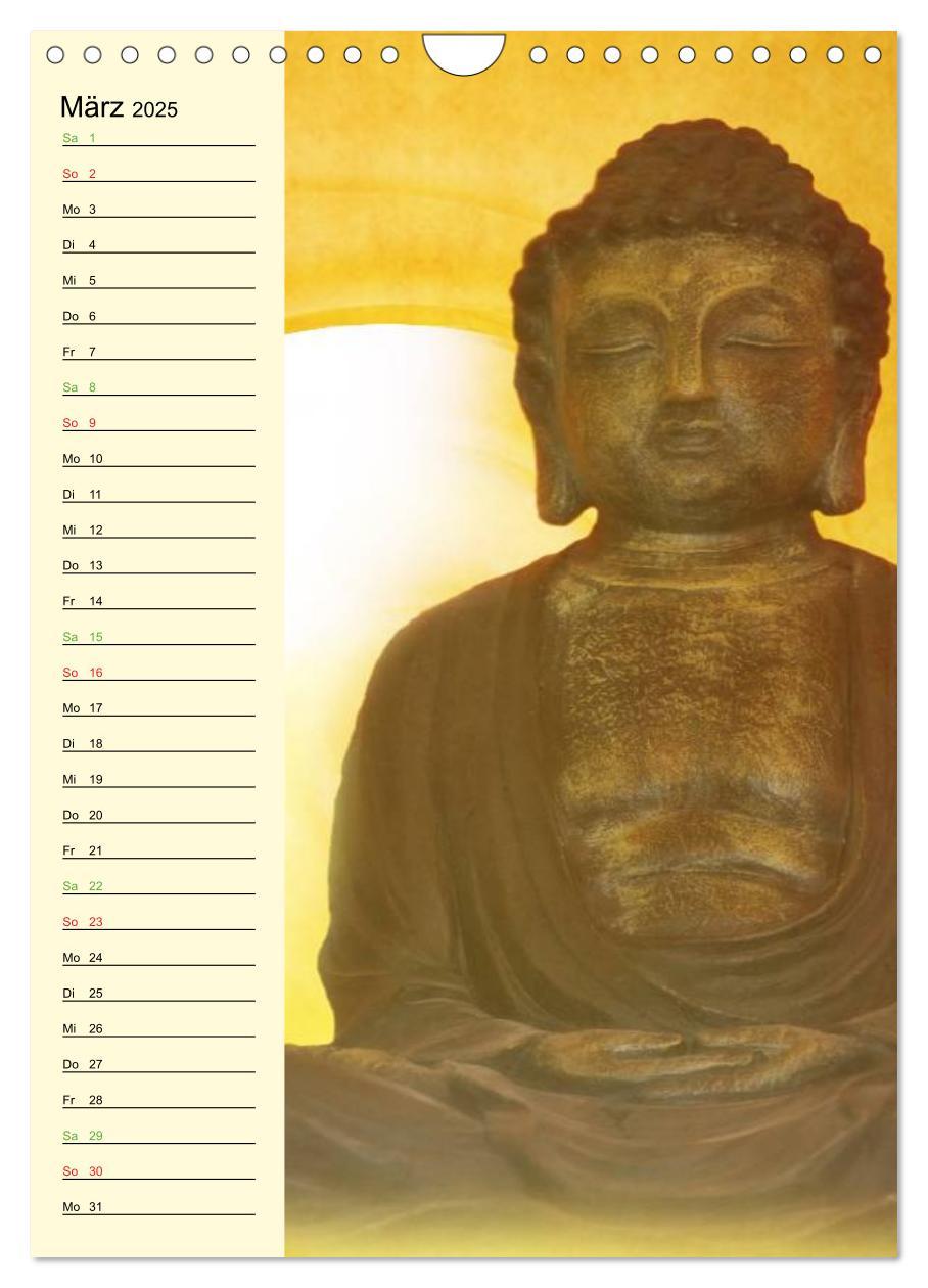 Bild: 9783457079119 | Buddha (Wandkalender 2025 DIN A4 hoch), CALVENDO Monatskalender | 2025