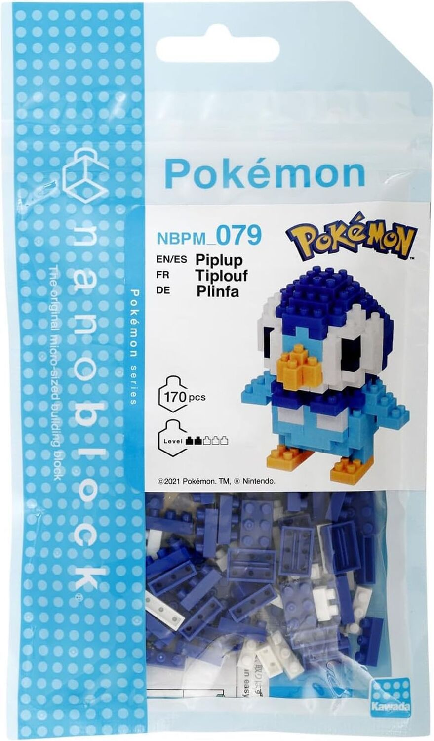 Cover: 4972825222683 | Nanoblock - Pokemon - Tiplouf - 170 Teile | Nanoblock