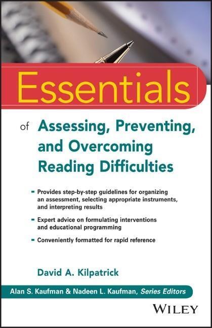 Cover: 9781118845240 | Essentials of Assessing, Preventing, and Overcoming Reading...