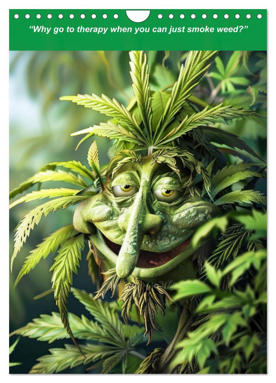 Bild: 9781325980925 | The funniest cannabis pictures and slogans (Wall Calendar 2025 DIN...