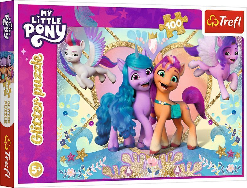 Cover: 5900511148312 | Glitter Puzzle 100 - My little Pony | Spiel | In Kartonage | 14831