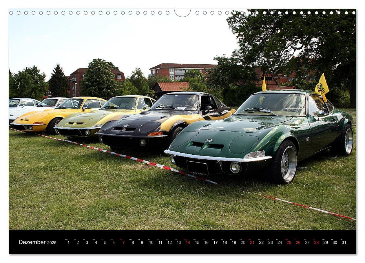 Bild: 9783435726639 | Opel GT Der Kalender (Wandkalender 2025 DIN A3 quer), CALVENDO...