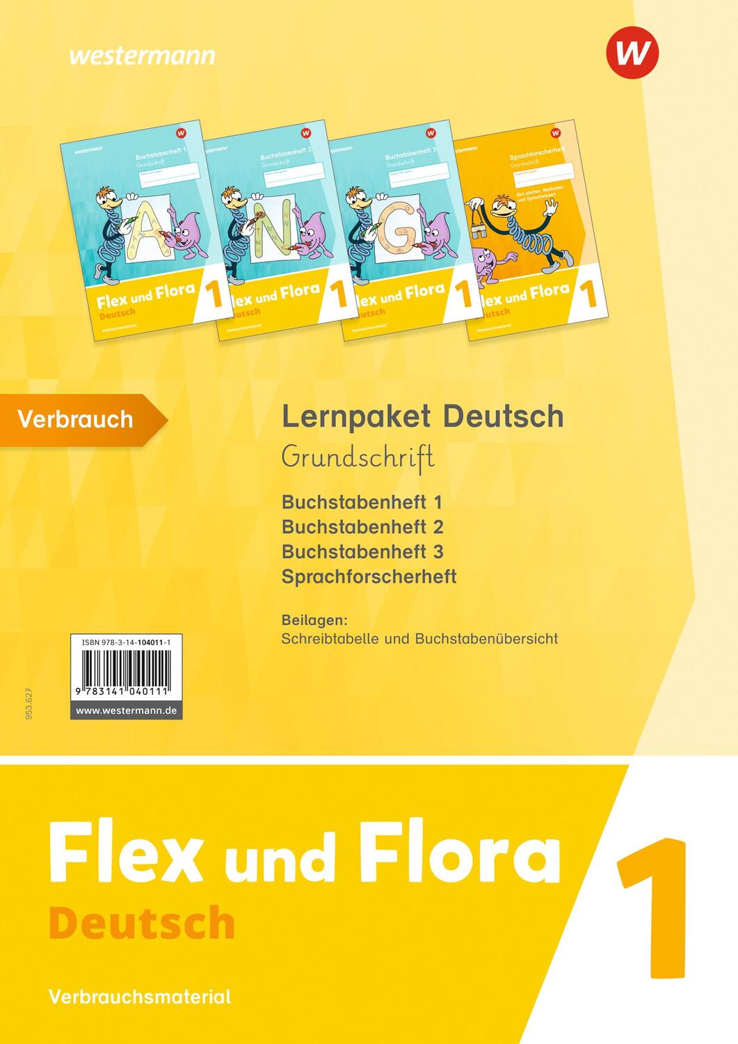 Cover: 9783141040111 | Flex und Flora 1. Paket Deutsch 1 GS (Grundschrift) | Ausgabe 2021