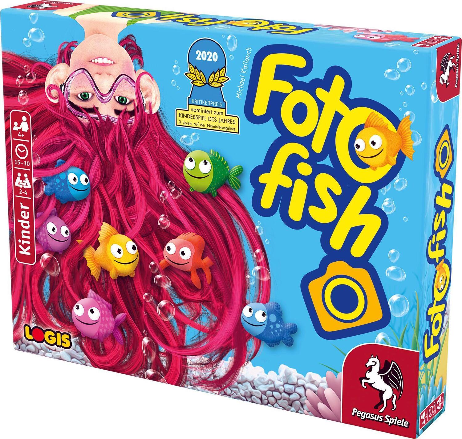 Bild: 4250231727689 | Foto Fish *Nominiert Kinderspiel des Jahres 2020* | Michael Kallauch