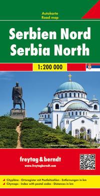 Cover: 9783707912777 | Serbien Nord, Autokarte 1:200.000 | (Land-)Karte | Deutsch | 2013