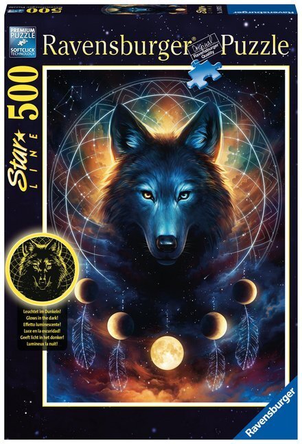 Cover: 4005556139705 | Leuchtender Wolf (Puzzle) | Spiel | In Spielebox | Deutsch | 2019