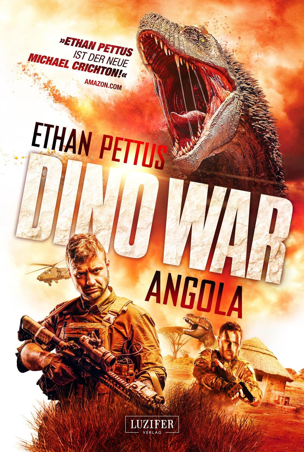 Cover: 9783958356894 | DINO WAR: ANGOLA | Thriller, Horror, Abenteuer | Ethan Pettus | Buch