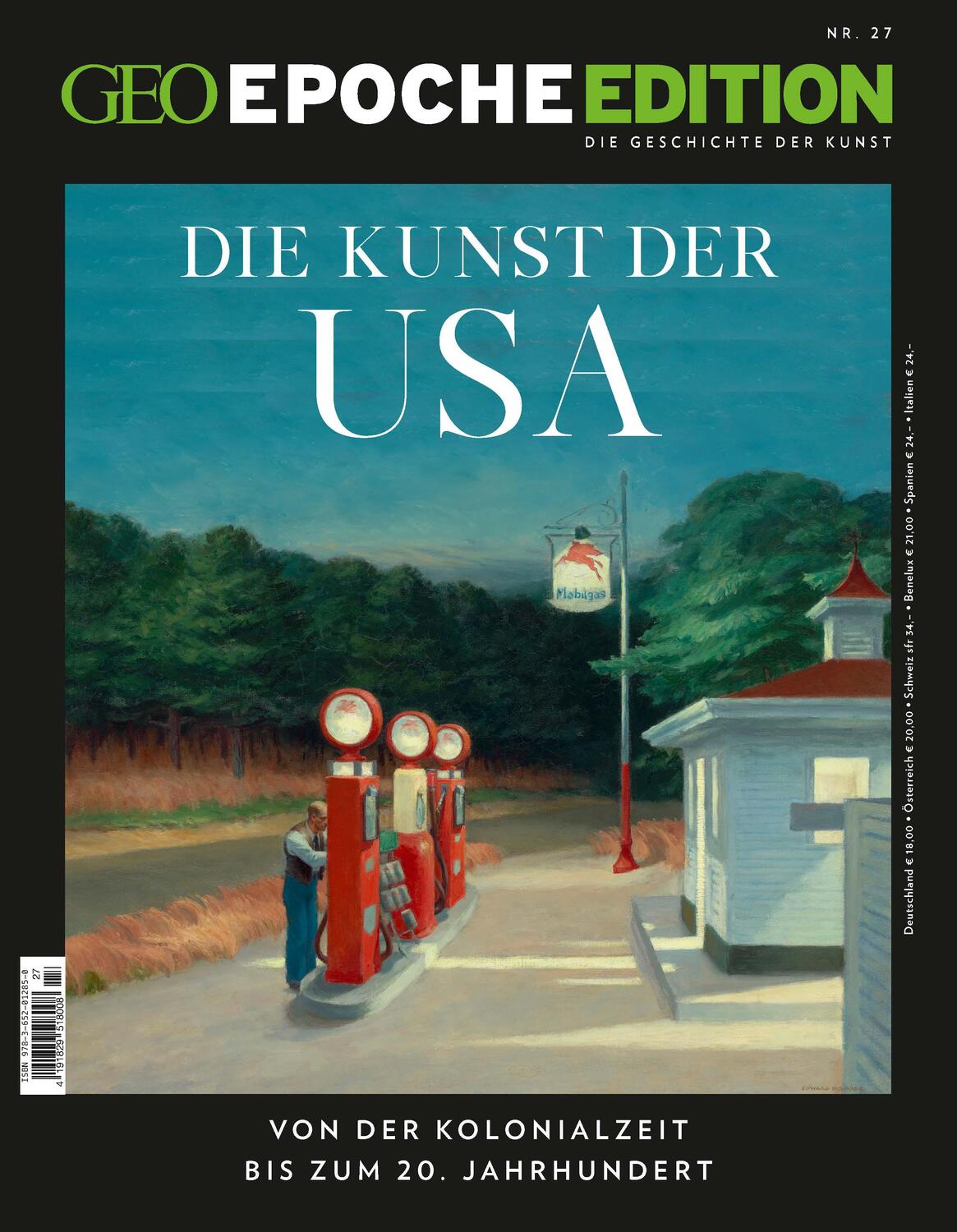Cover: 9783652012850 | GEO Epoche Edition 27/2023 - Kunst der USA | Die Geschichte der Kunst