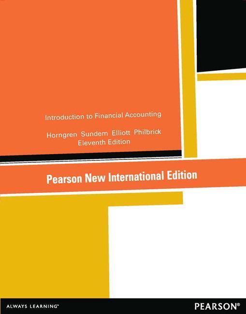 Cover: 9781292040578 | Introduction to Financial Accounting | Charles Horngren (u. a.) | Buch