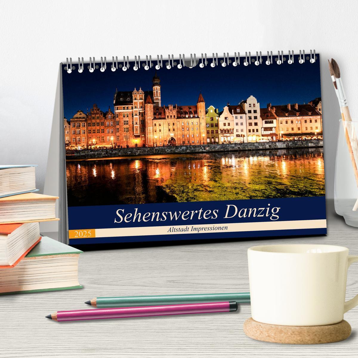 Bild: 9783435418053 | Sehenswertes Danzig (Tischkalender 2025 DIN A5 quer), CALVENDO...