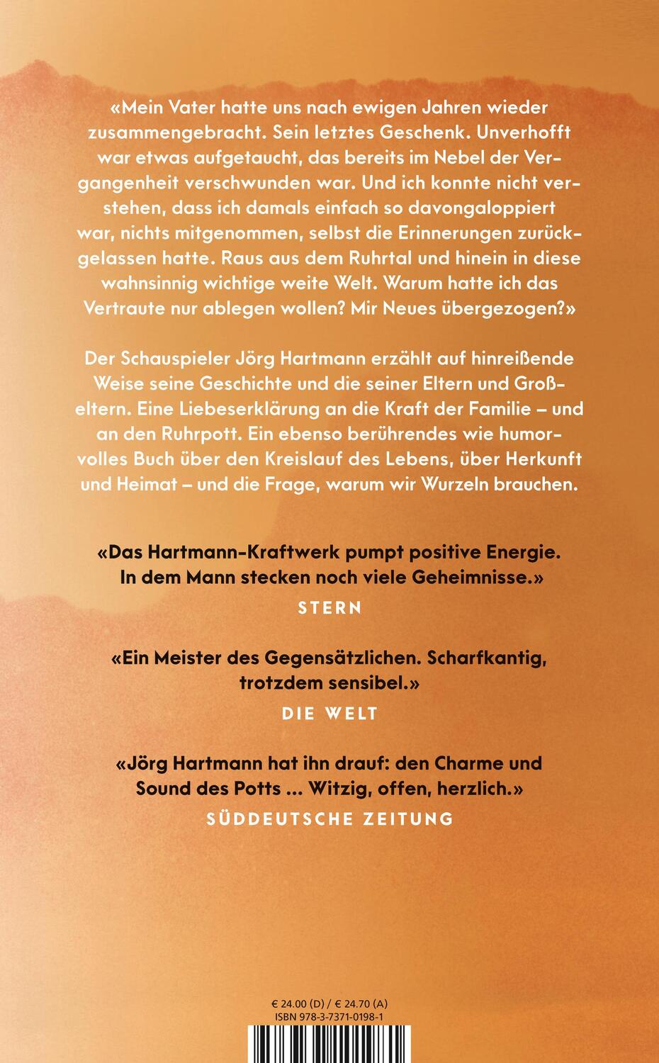 Rückseite: 9783737101981 | Der Lärm des Lebens | Jörg Hartmann | Buch | 304 S. | Deutsch | 2024