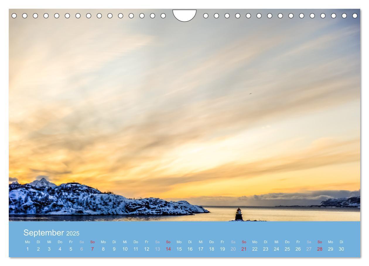 Bild: 9783435751754 | Leuchtfeuer der norwegischen Küste (Wandkalender 2025 DIN A4 quer),...