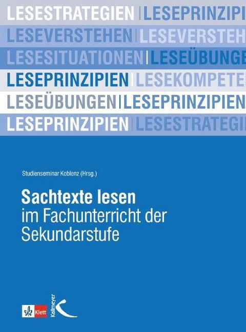 Cover: 9783780010162 | Sachtexte lesen im Fachunterricht der Sekundarstufe | Koblenz | Buch