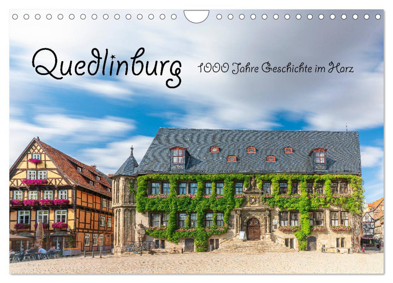 Cover: 9783435206582 | Quedlinburg - 1000 Jahre Geschichte im Harz (Wandkalender 2025 DIN...