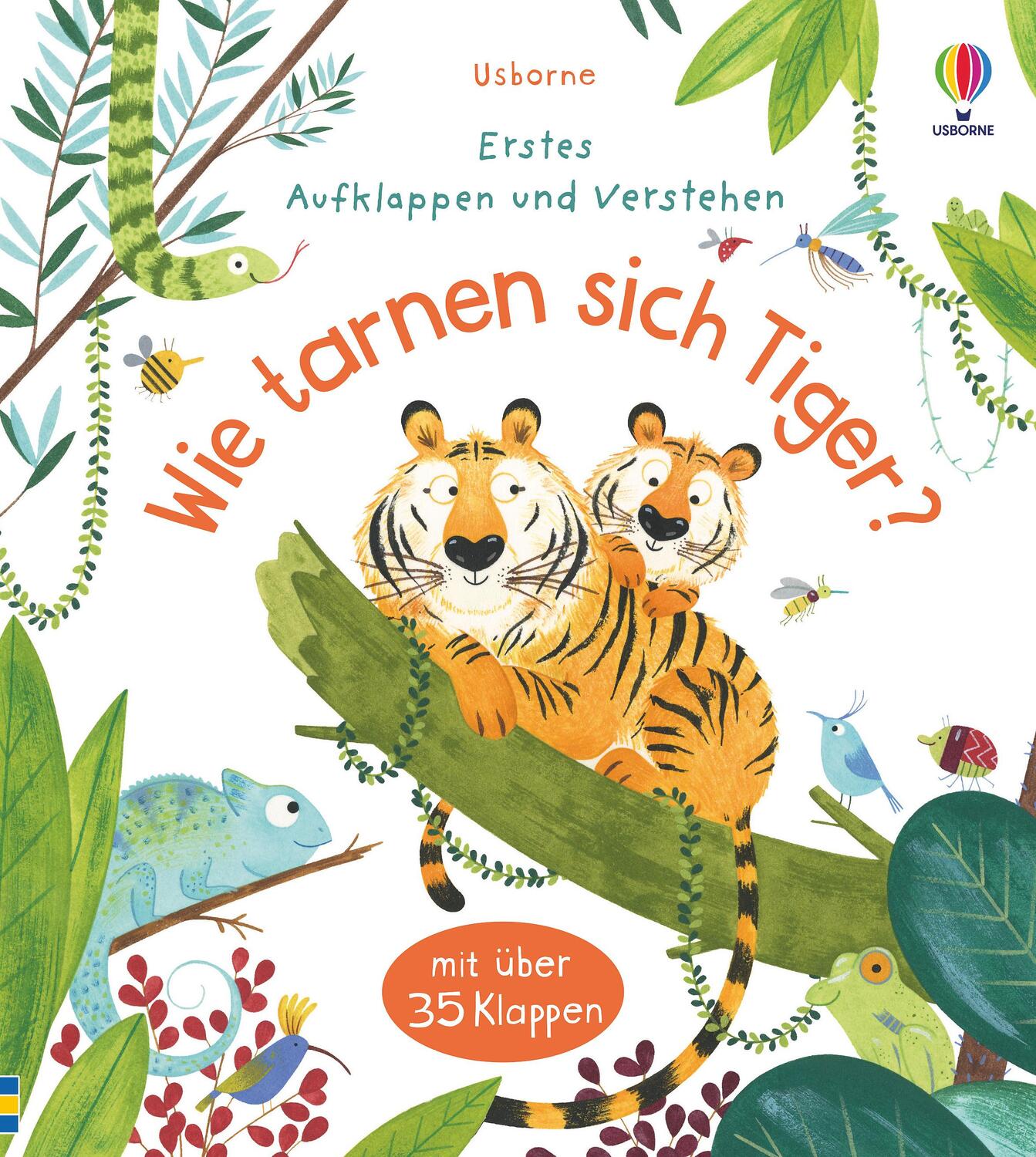 Cover: 9781789416343 | Erstes Aufklappen und Verstehen: Wie tarnen sich Tiger? | Katie Daynes