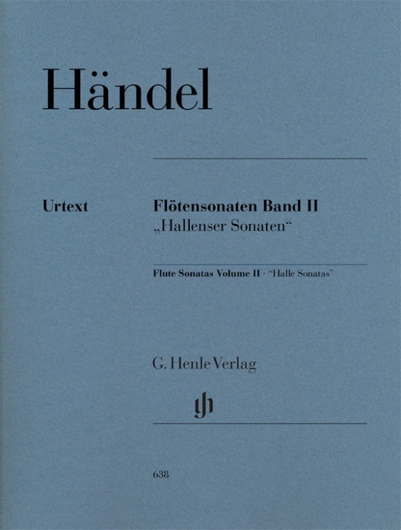 Cover: 9790201806389 | Händel, Georg Friedrich - Flötensonaten Band II, "Hallenser Sonaten"