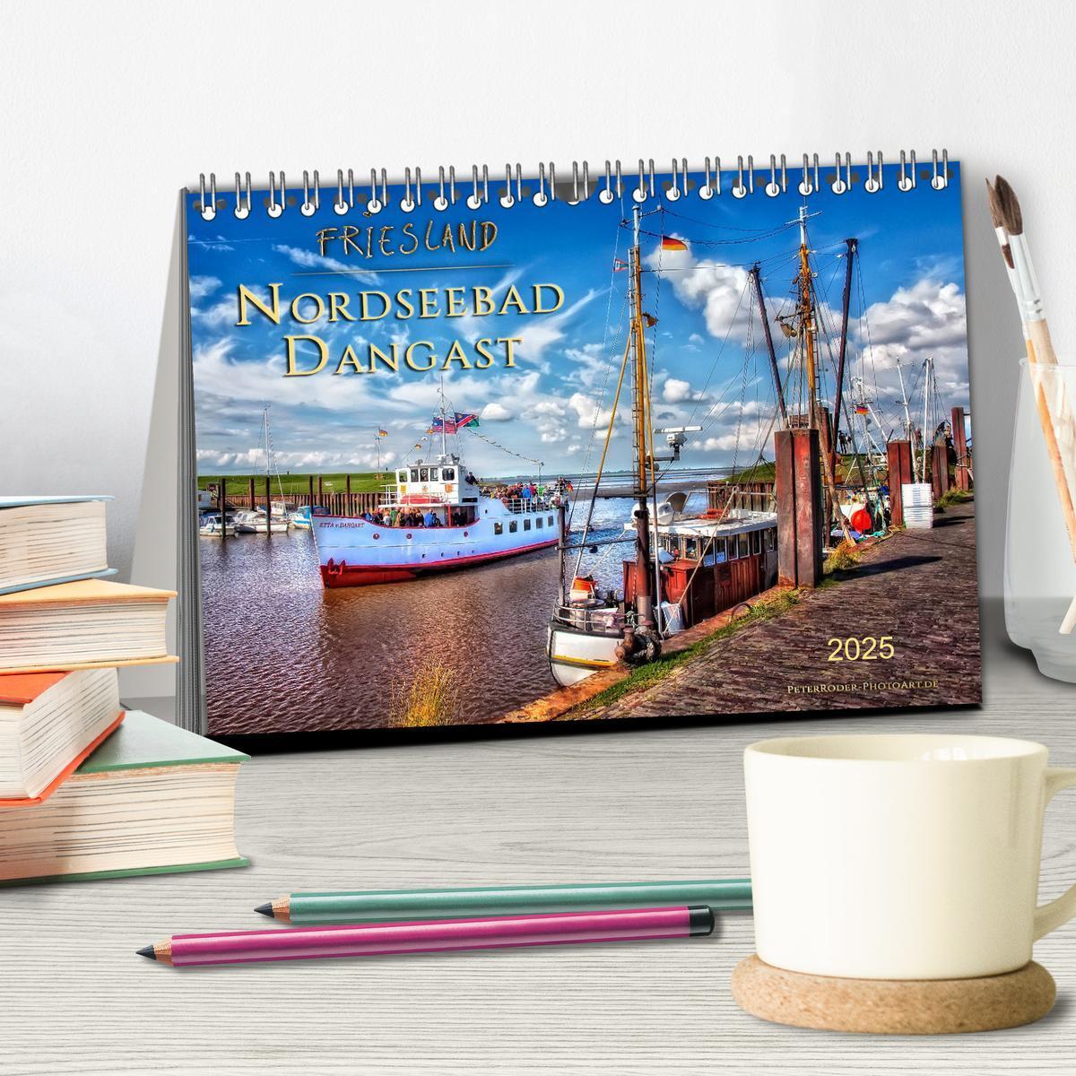 Bild: 9783435785117 | Friesland - Nordseebad Dangast (Tischkalender 2025 DIN A5 quer),...