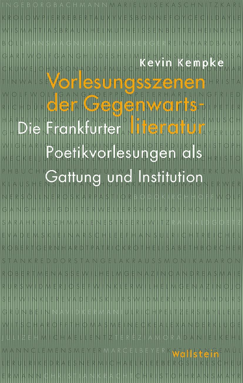 Cover: 9783835339460 | Vorlesungsszenen der Gegenwartsliteratur | Kevin Kempke | Buch | 2021