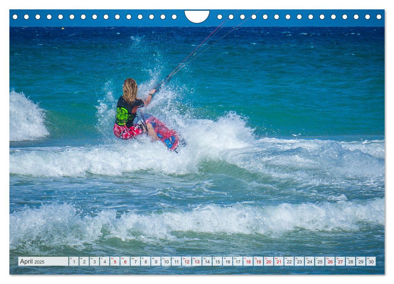 Bild: 9783435100859 | Faszination Kitesurfen (Wandkalender 2025 DIN A4 quer), CALVENDO...