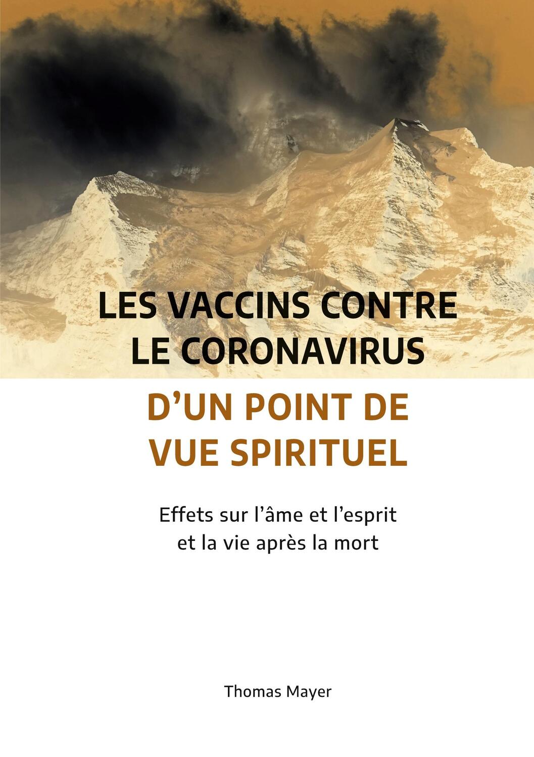 Cover: 9782322260348 | Les vaccins contre le coronavirus d'un point de vue spirituel | Mayer