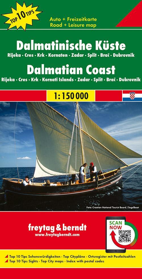 Cover: 9783707904611 | Dalmatinische Küste, Rijeka - Cres - Krk - Kornaten - Zadar - Split...