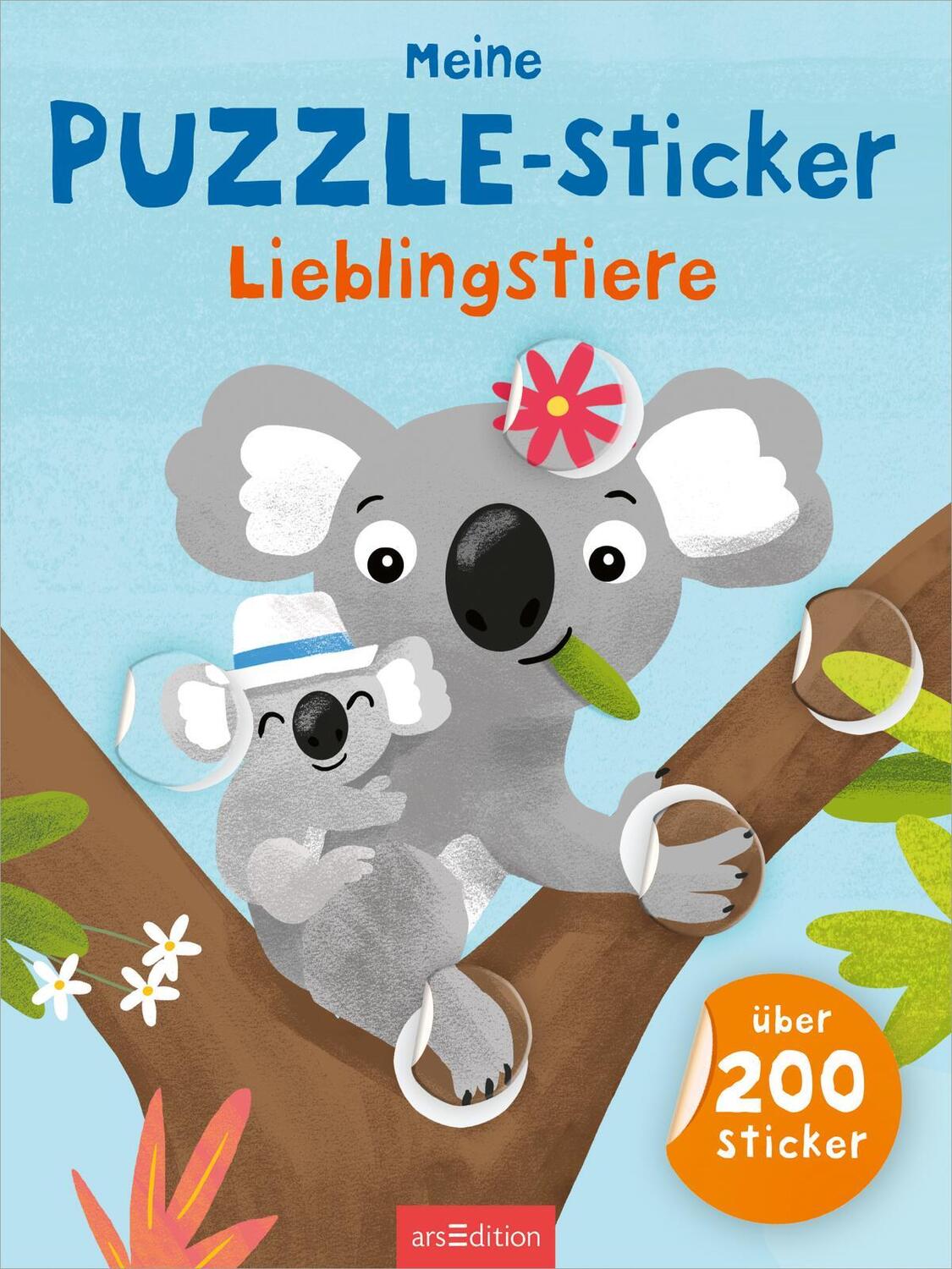 Bild: 9783845858791 | Meine Puzzle-Sticker - Lieblingstiere | Über 200 Sticker | Reyelt