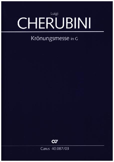 Cover: 9790007094935 | Messe solennelle in G, Klavierauszug | Luigi Cherubini | Klavierauszug